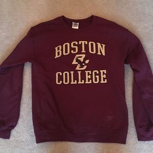 boston college crewneck size small